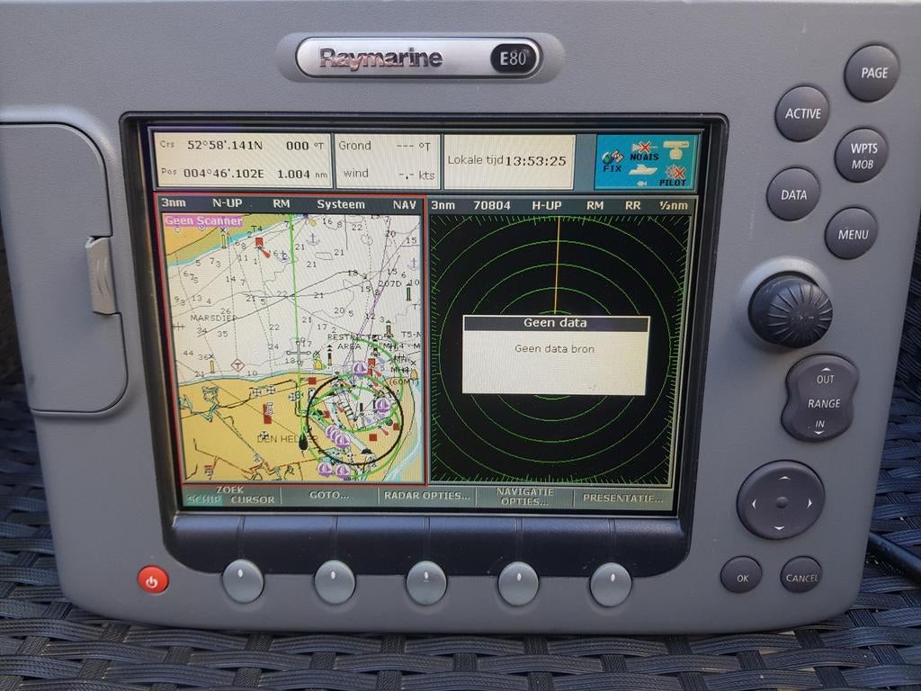 Raymarine E80 MFD kleurenkaartplotter display, Ophalen of Verzenden