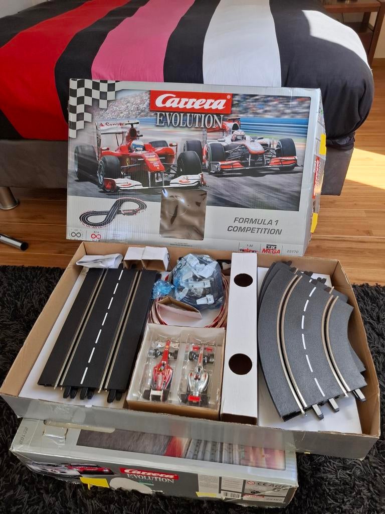 2x Carrera racebaan set, Ophalen