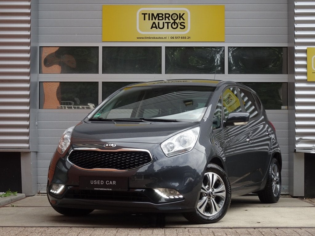 Kia Venga 1.6 CVVT Automaat *Navi/Stoel+Stuurverw/Cam/1e eig, Auto's, Kia, Automaat, 125 pk, Gebruikt, 4 cilinders