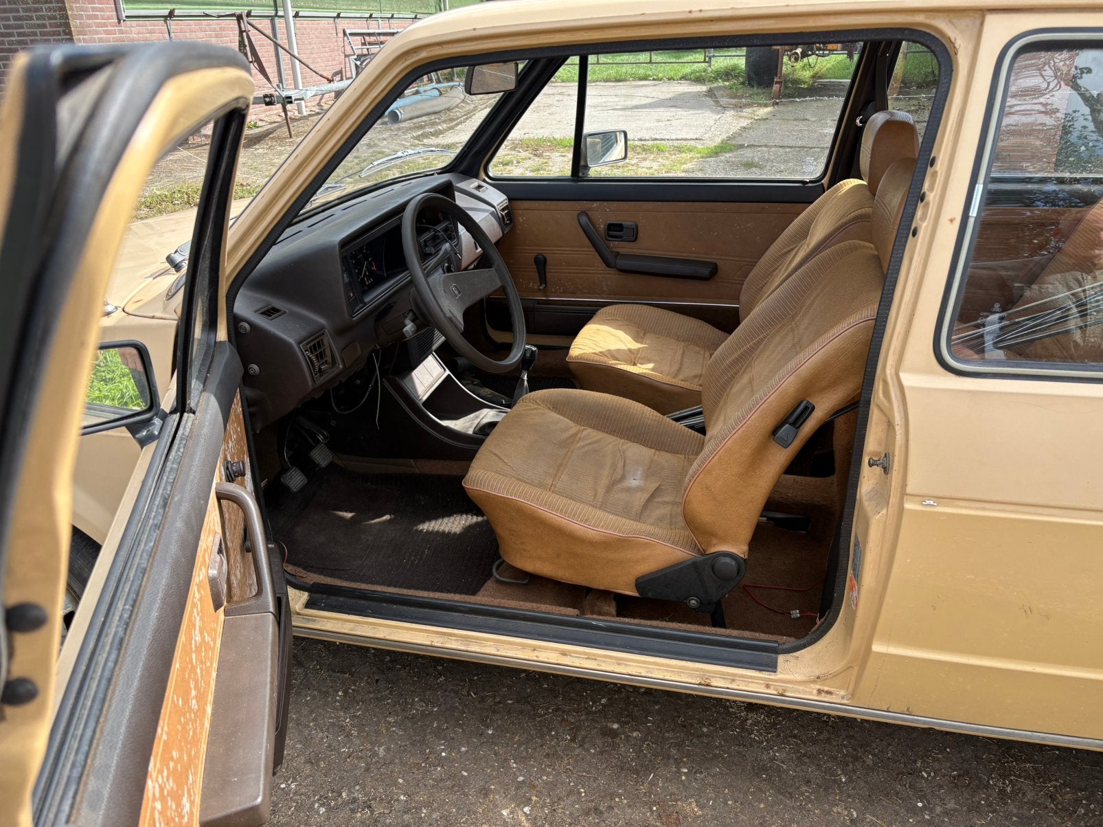 Golf mk1 Mexico beige loop of sloop, Ophalen, Bumper