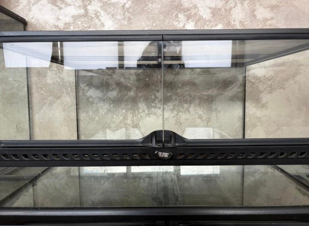 Exo-terra terrarium, Dieren en Toebehoren, Reptielen en Amfibieën | Toebehoren, Ophalen, Zo goed als nieuw, Terrarium of Paludarium