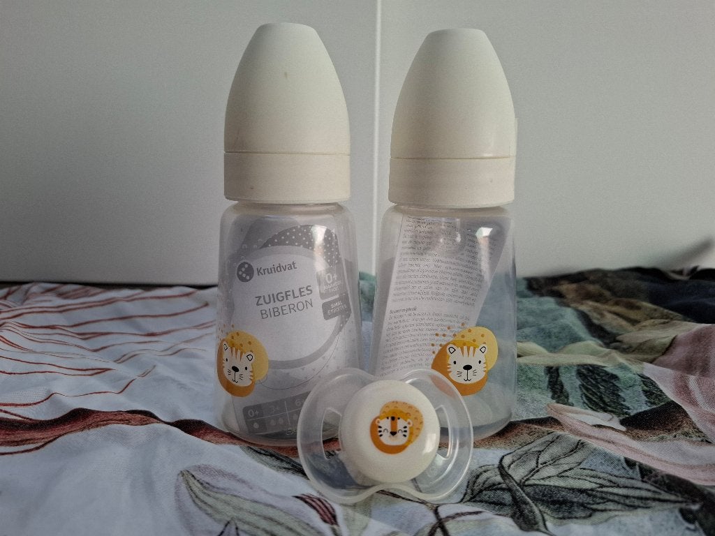 Kruidvat - 2 Newborn flesjes en 1 speen – GRATIS OPHALEN, Ophalen, Nieuw, Babyfles, Overige merken