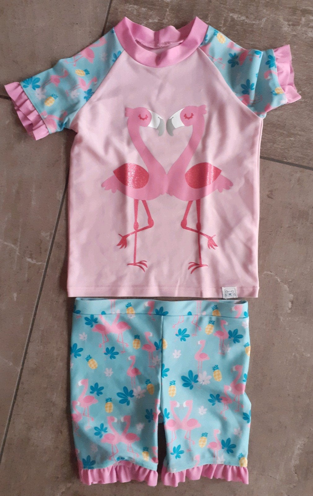 Harry Bear UV Zwemset Flamingo Maat 98, Badpak, Ophalen of Verzenden, UV-zwemkleding, Meisje
