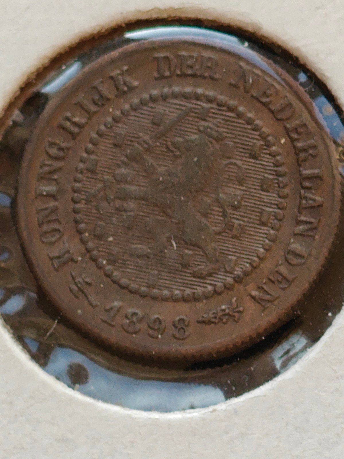 1/2 Cent 1898 Koningin Wilhelmina, Ophalen of Verzenden