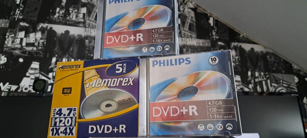 DVD + R.   50 stuks nieuw in verpakking, Cd's en Dvd's, VHS | Film, Alle leeftijden, Ophalen of Verzenden, Nieuw in verpakking
