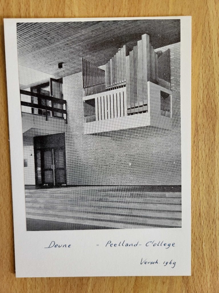 ansicht DEURNE Peellandcollege Orgel 1969, Ophalen of Verzenden, Voor 1920, Noord-Brabant