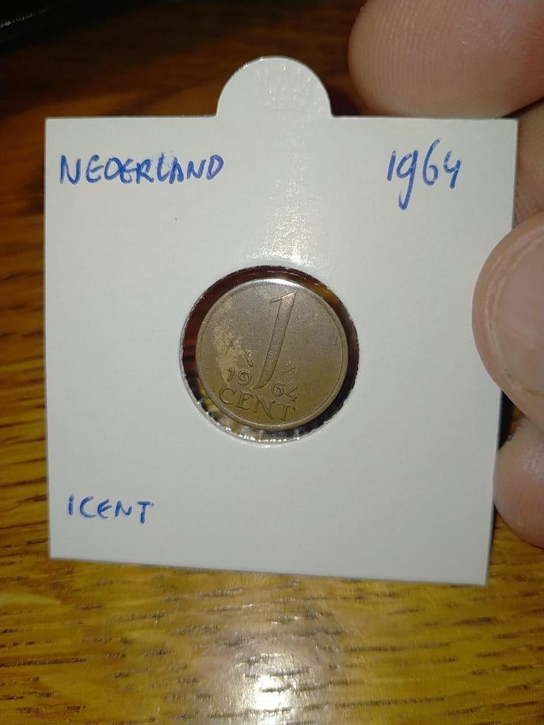 NL 1 Cent 1964 Juliana, Verzenden, Koningin Juliana, 1 cent, Losse munt