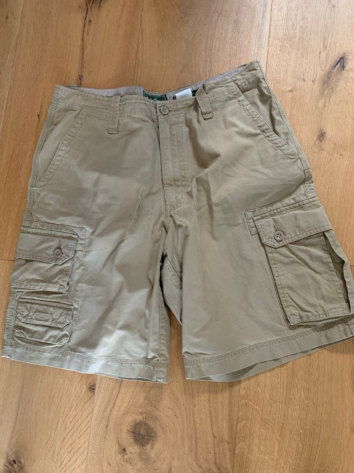 Eddie Bauer Cargo Shorts - Beige - Maat 48/50 (M), Verzenden, Zo goed als nieuw, Maat 48/50 (M), Beige