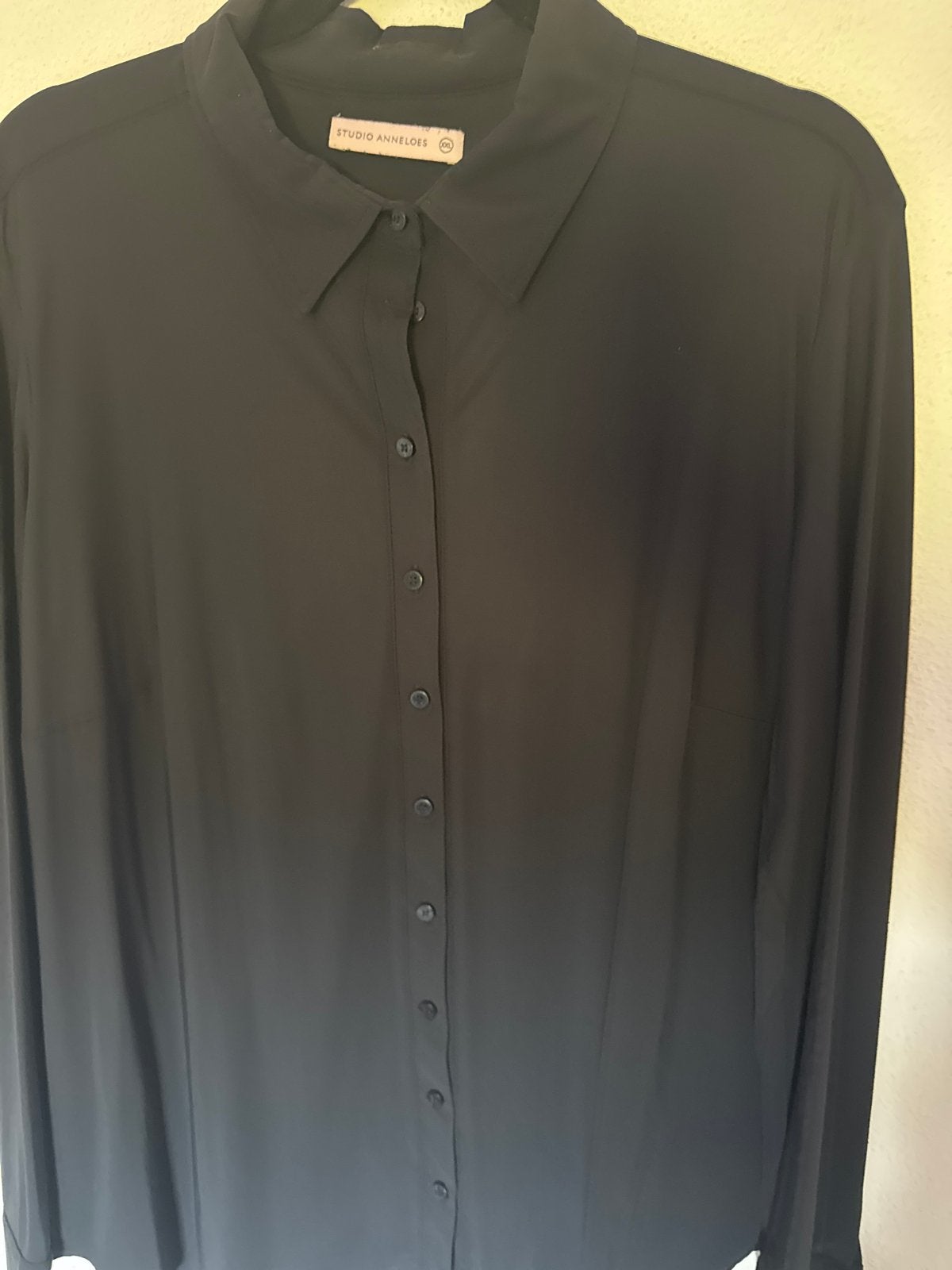 Studio Anneloes Zwarte Blouse XXL, Ophalen of Verzenden, Gedragen, Maat 46/48 (XL) of groter, Zwart