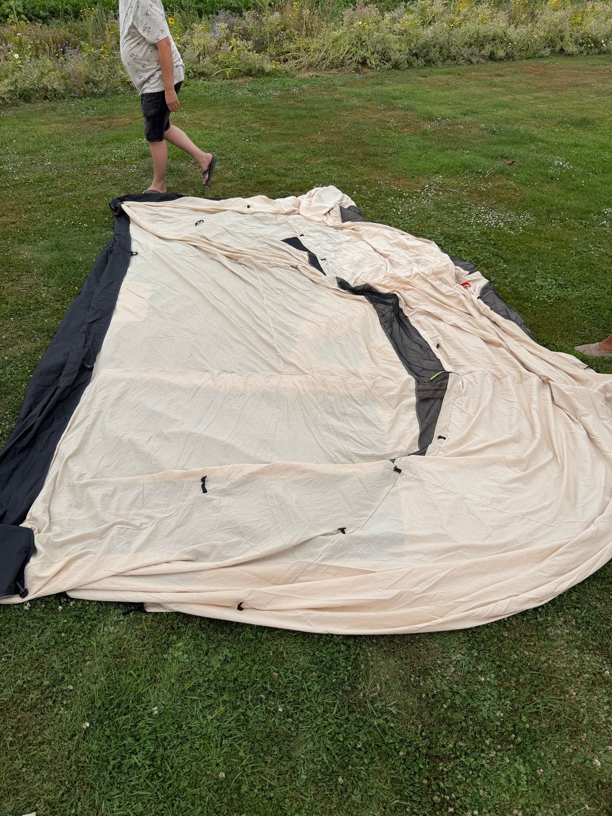 Obelink Miami 6 persoons air tent - Lichte slaapcabine, Caravans en Kamperen, Ophalen, Zo goed als nieuw, Tot en met 6
