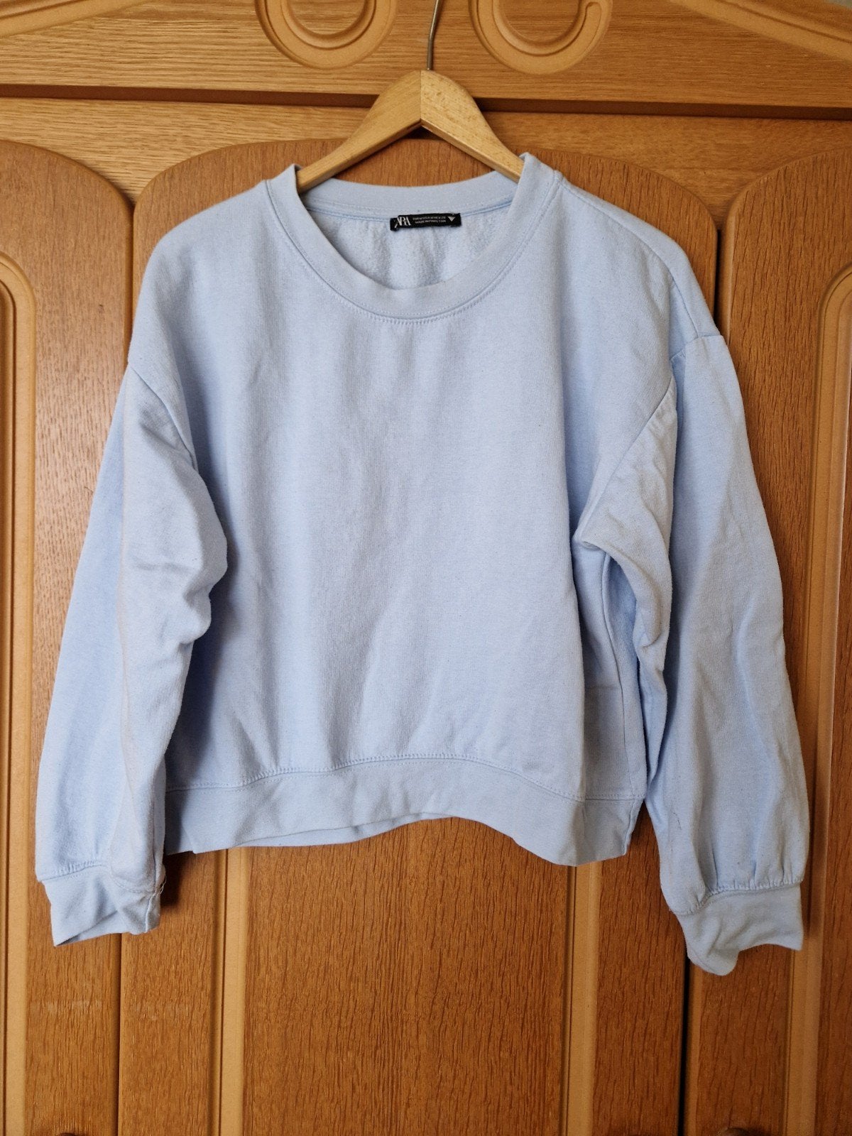 Lichtblauwe Zara sweater maat M, Maat 38/40 (M), Blauw, Zara, Ophalen of Verzenden
