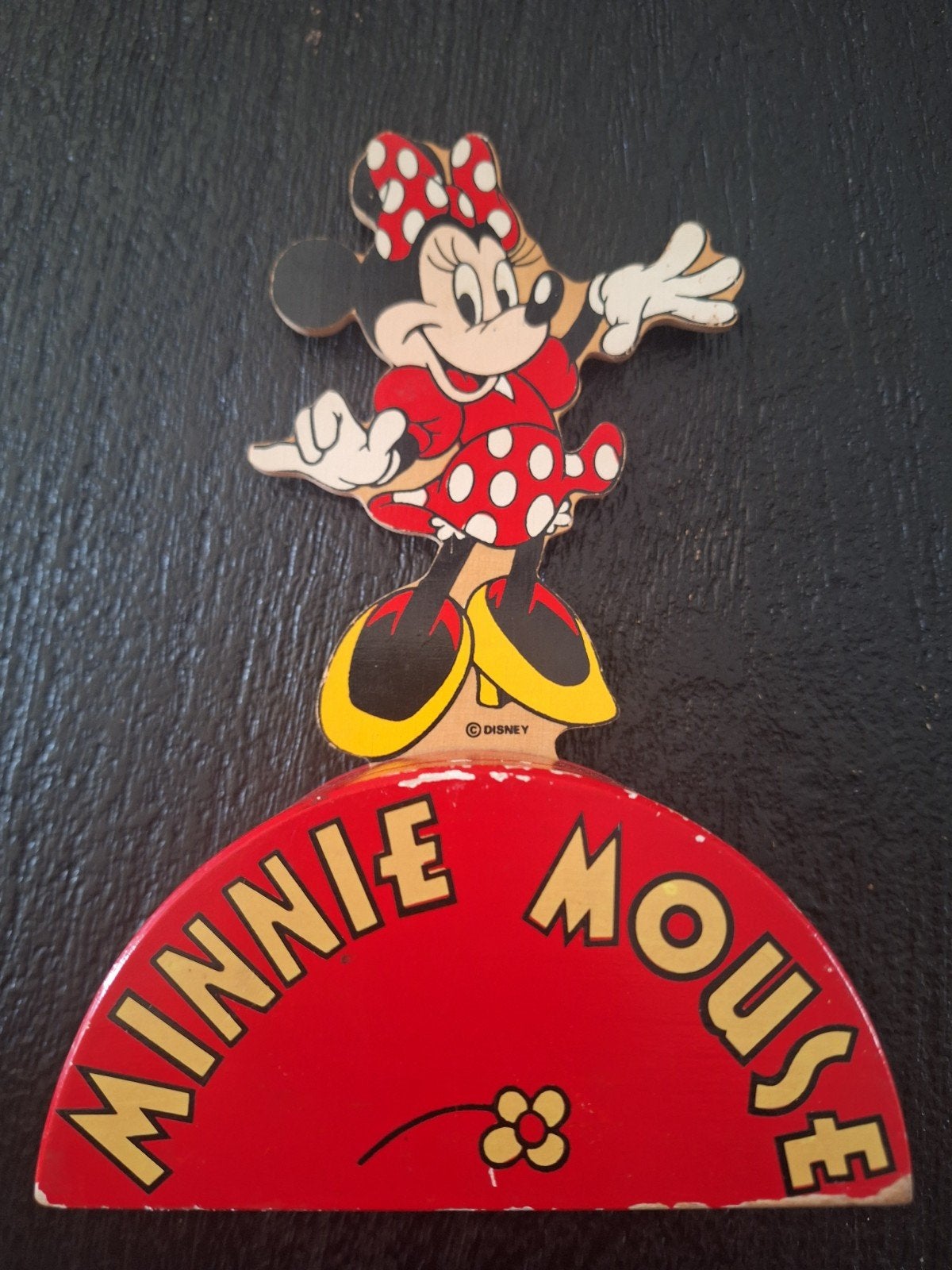 Vintage Minnie Mouse spaarpot met puntenslijper, Verzamelen, Dierenverzamelingen, Ophalen of Verzenden, Gebruikt, Overige soorten