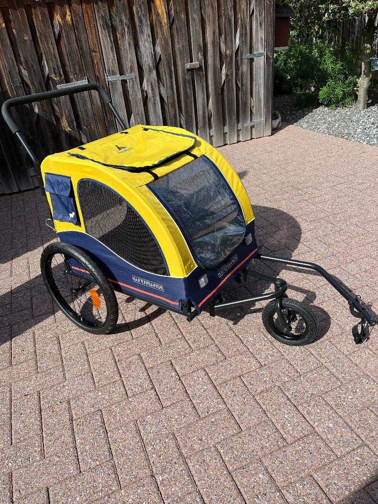 HAFENBANDE Fietskar Cabby L, Opvouwbaar, Zo goed als nieuw, Hondenkar, 40 tot 60 kg