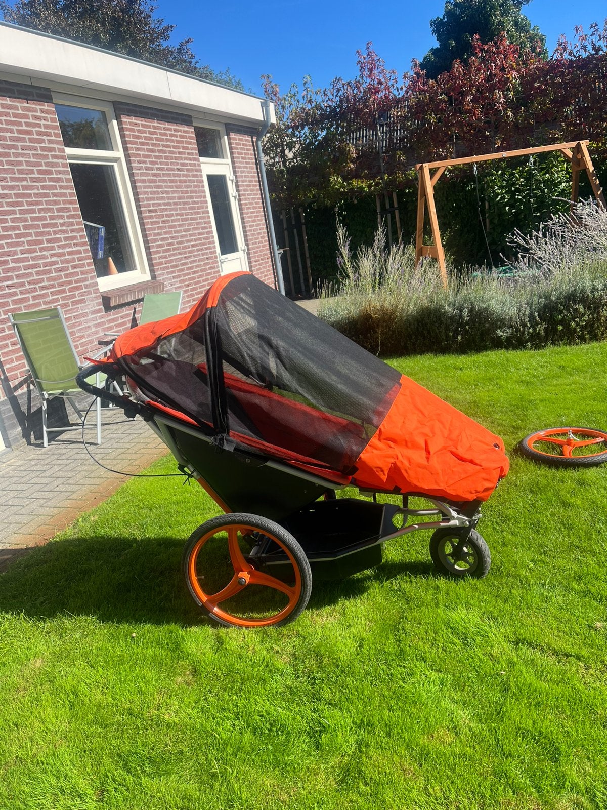 Kangoo aangepaste kinderwagen – ideaal voor boswandeling, Ophalen, Zo goed als nieuw, Overige merken