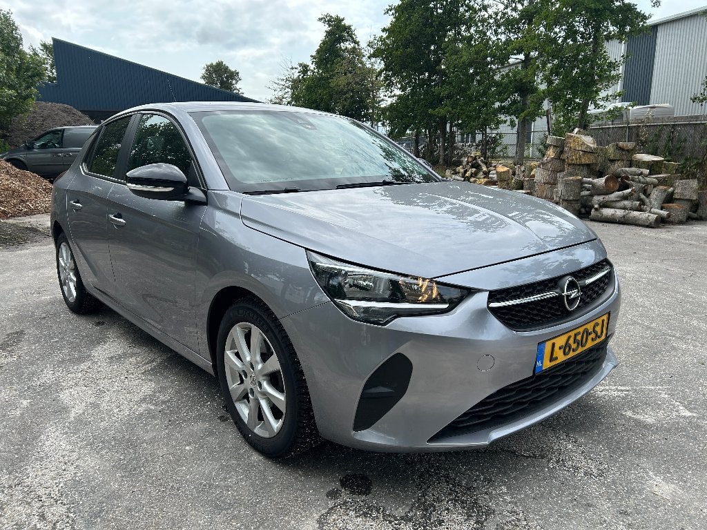 Opel Corsa 1.2 Turbo Start/stop 100pk 2021 Grijs, Auto's, Opel, Voorwielaandrijving, Stof, 100 pk, 49 €/maand