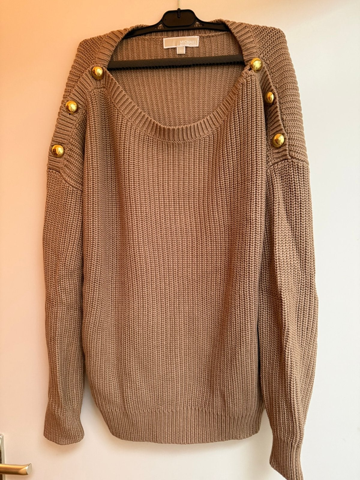 Michael kors trui sweater bruin maat xl winter, Ophalen of Verzenden, Zo goed als nieuw, Maat 46/48 (XL) of groter, Bruin