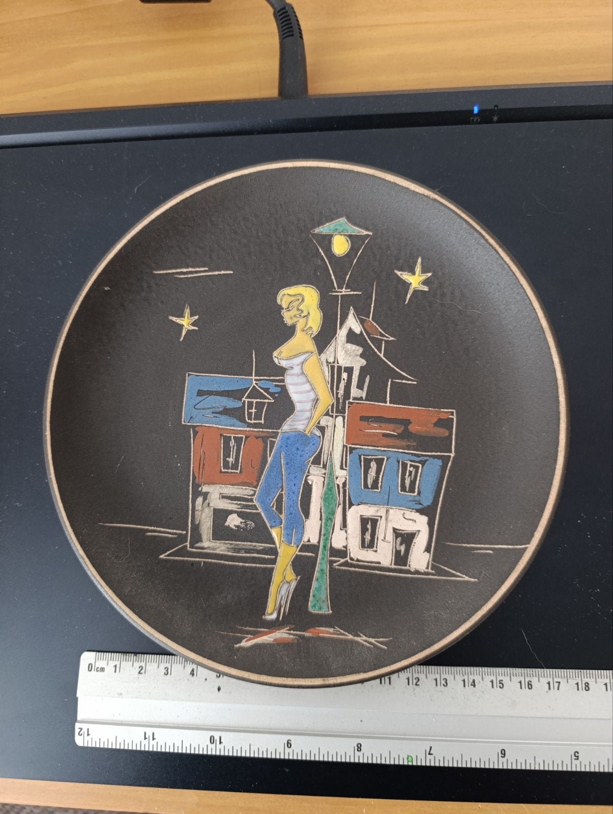 Jaren '60 Ruscha wandbordjes - set van 3, Antiek en Kunst, Ophalen of Verzenden