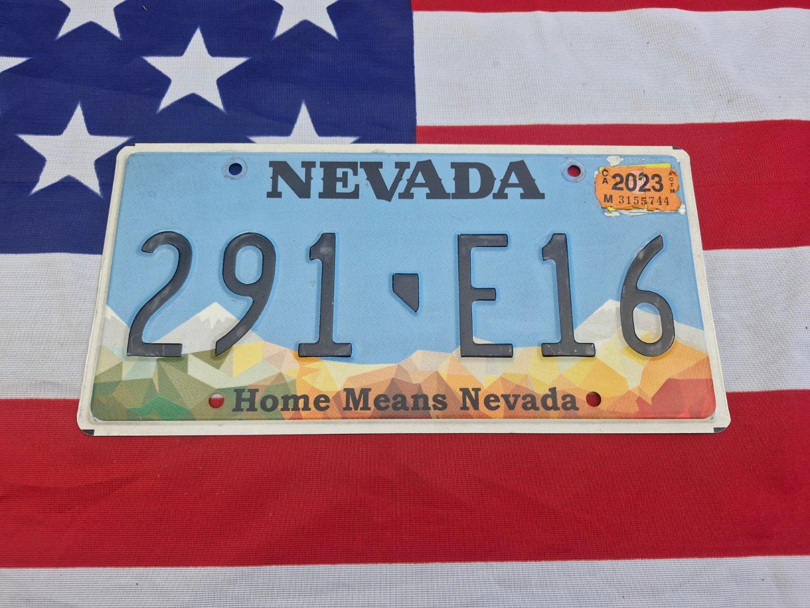 Kentekenplaat Nevada USA Nummerplaat nummerbord License VS, Ophalen of Verzenden, Gebruikt, Auto's