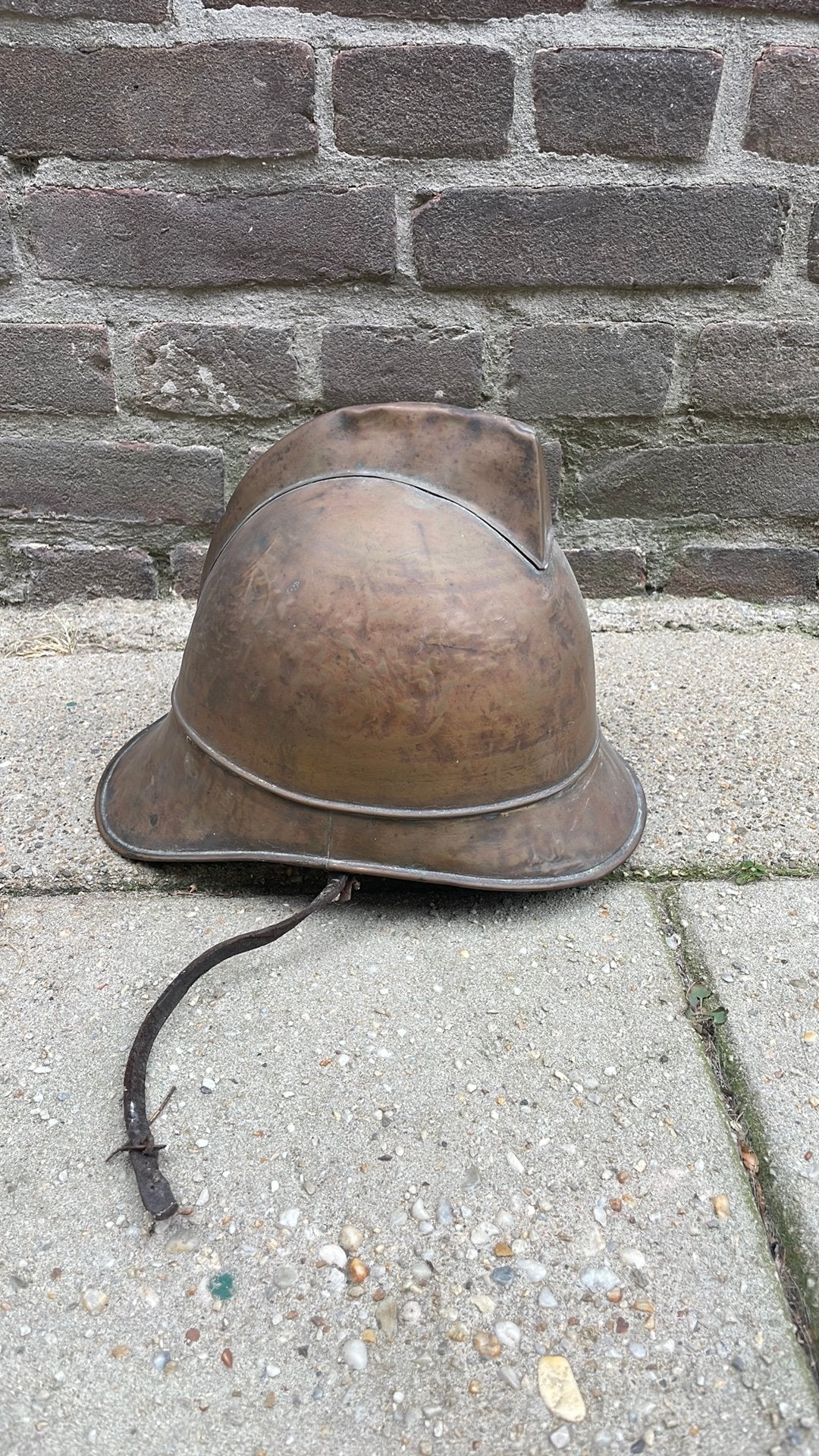 Brandweer helm.   Staatmijn.  Maurits, Antiek en Kunst, Ophalen of Verzenden