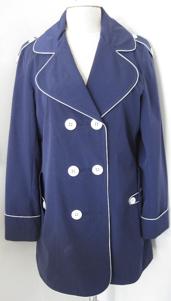 Liv jas / tussenjas / zomerjas marinecoat blauw maat 42, Blauw, Maat 42/44 (L), Ophalen of Verzenden, Zo goed als nieuw