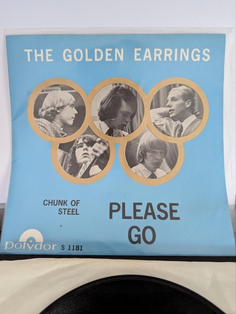 The Golden Earrings - Please Go ( vinyl single), Ophalen of Verzenden, Gebruikt, Pop