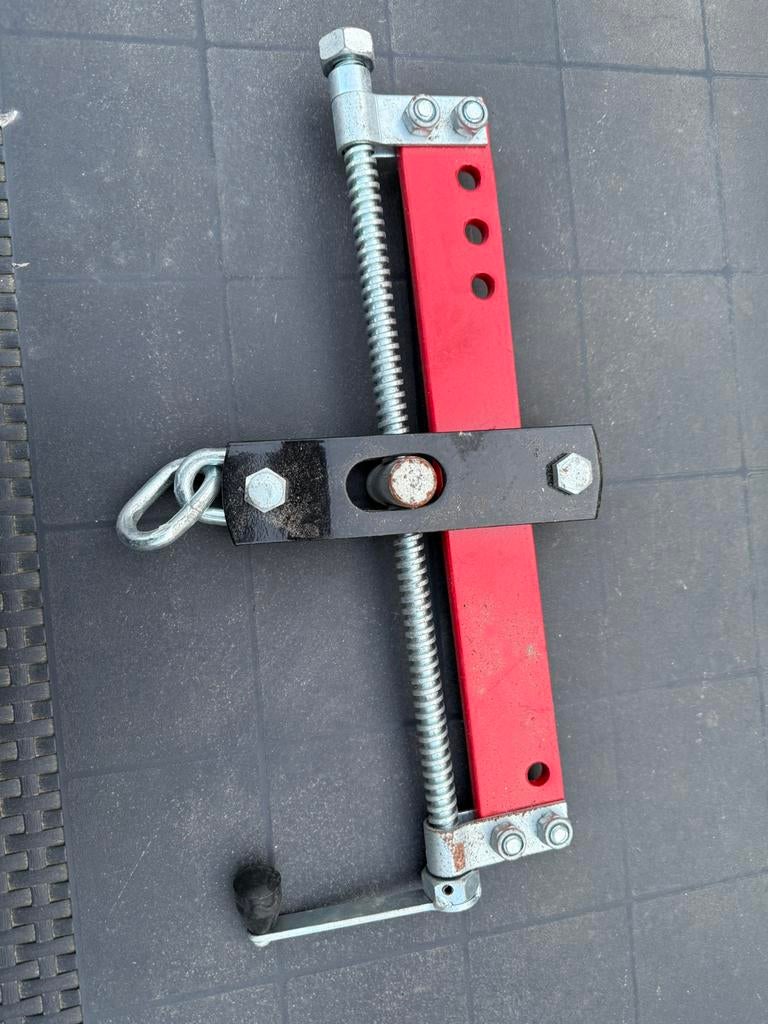 Engine leveler werkplaats kraan, Ophalen of Verzenden, Zo goed als nieuw, Rvs, Slot