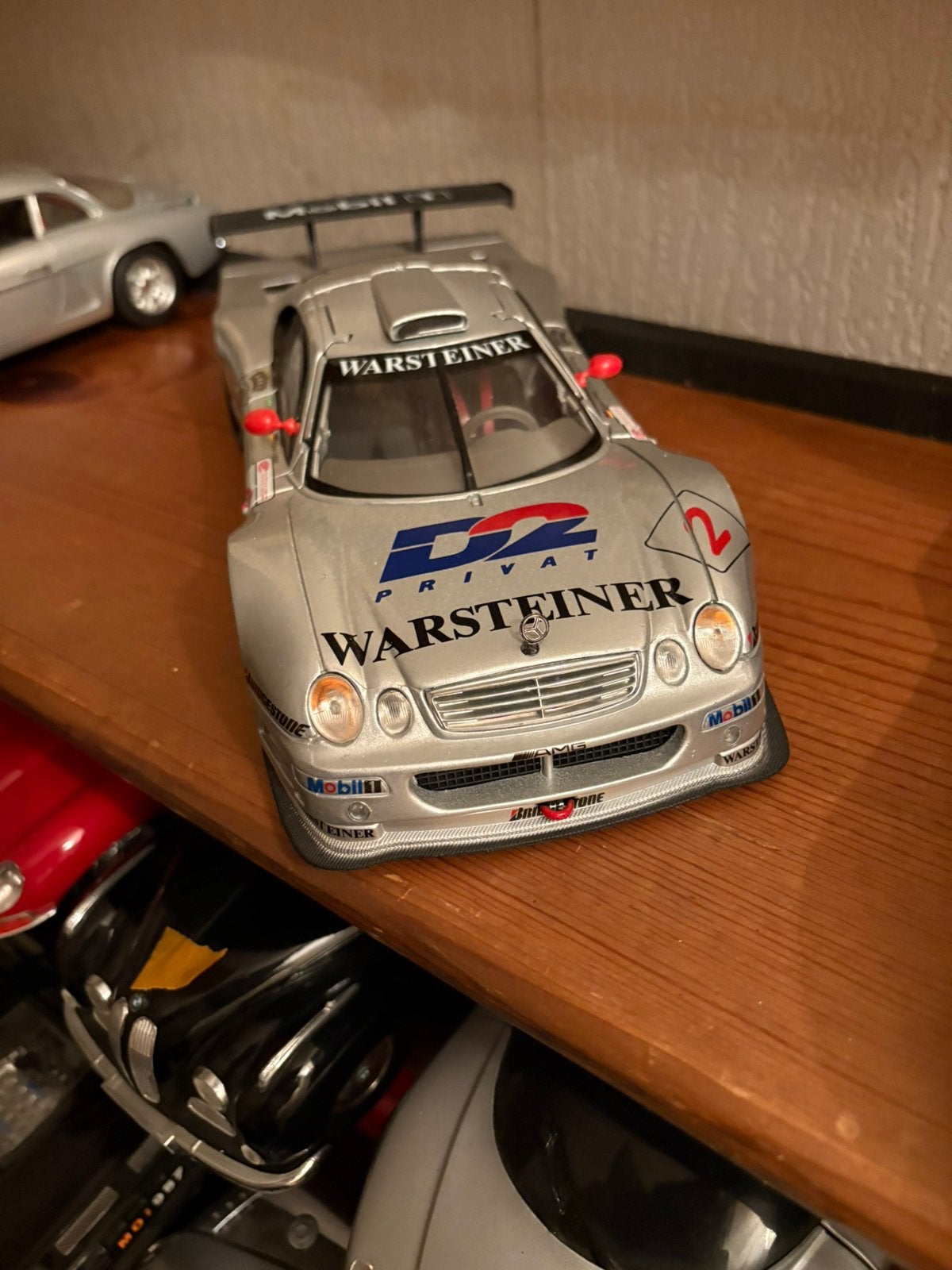 Mercedes CLK- gtr.  DTM.    Maisto, Ophalen of Verzenden, Zo goed als nieuw, Maisto