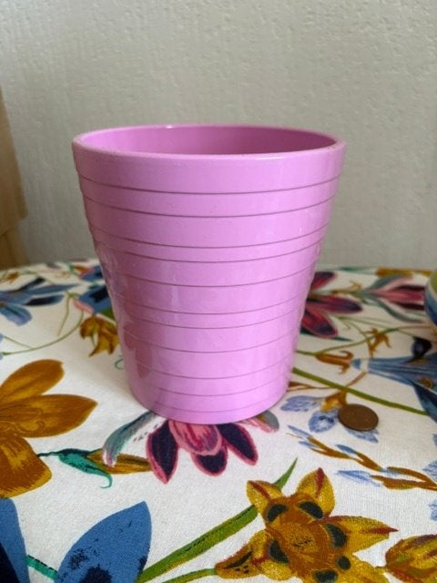 bloempot, Rond, Ophalen of Verzenden, Aardewerk, Minder dan 40 cm