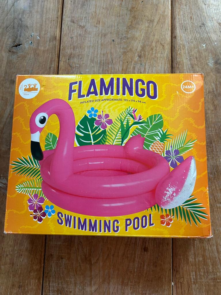 Flamingo badje, Ophalen of Verzenden, Zo goed als nieuw
