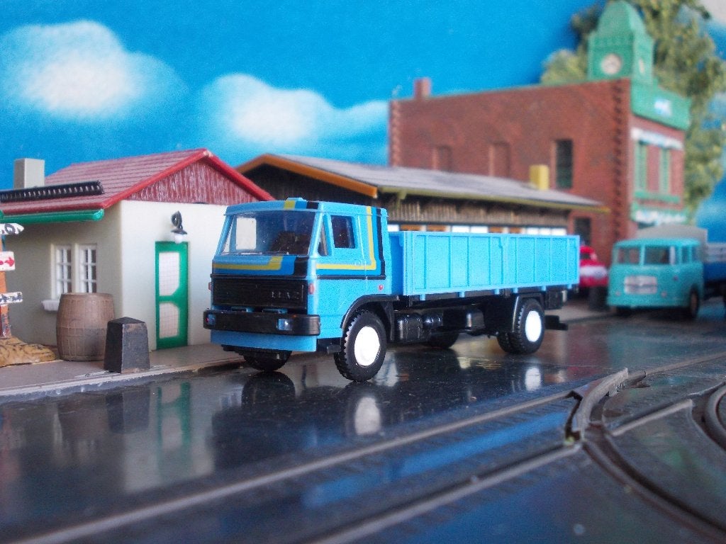 LIAZ 110 open bak truck - Igra blauw-blauw NU VOOR € 7,50, Ophalen of Verzenden, Nieuw, Bus of Vrachtwagen