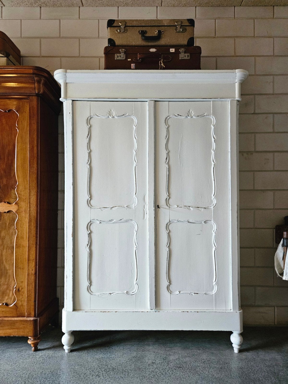 OPRUIMING Antieke Biedermeier meidenkast vintage kast, Ophalen of Verzenden