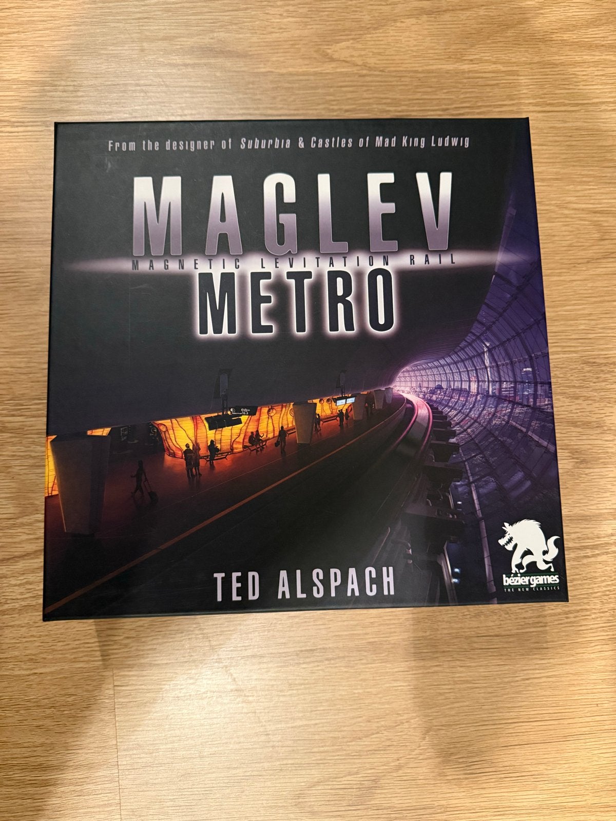 Maglev Metro Bordspel - Nieuwstaat met metalen munt, Drie of vier spelers, Ophalen of Verzenden, Nieuw