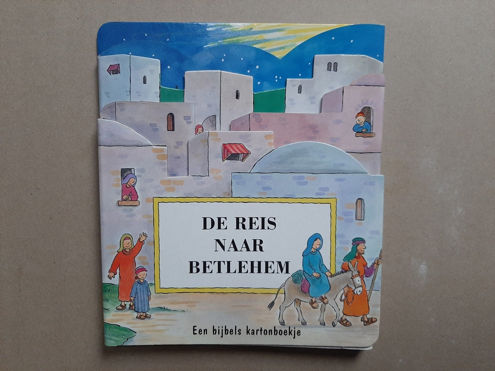 De Reis naar Bethlehem - Een Bijbels Kartonboekje, Boeken, Gelezen, Fictie algemeen, Jongen of Meisje, Ophalen of Verzenden