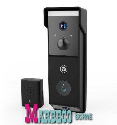Videodeurbel, Smart "Ring" Doorbell, Accu, 2x Full HD 1080p, Overige merken, Nedis SmartLife, Nieuw, Info@marbeco.nl