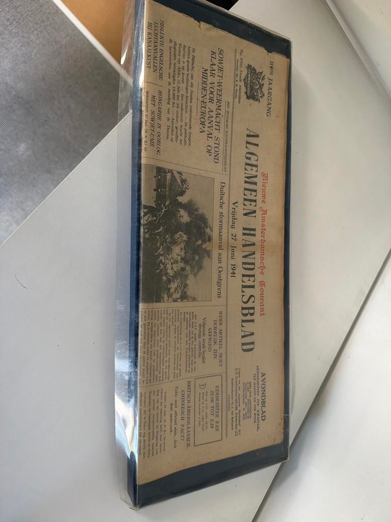 Algemeen Handelsblad - 27 juni 1941 - WOII krant, Ophalen of Verzenden, Zo goed als nieuw