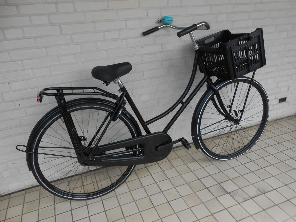 ALTEC Transport Omafiets 28 inch. zwart, Terugtraprem, Gebruikt, 50 tot 53 cm, Ophalen