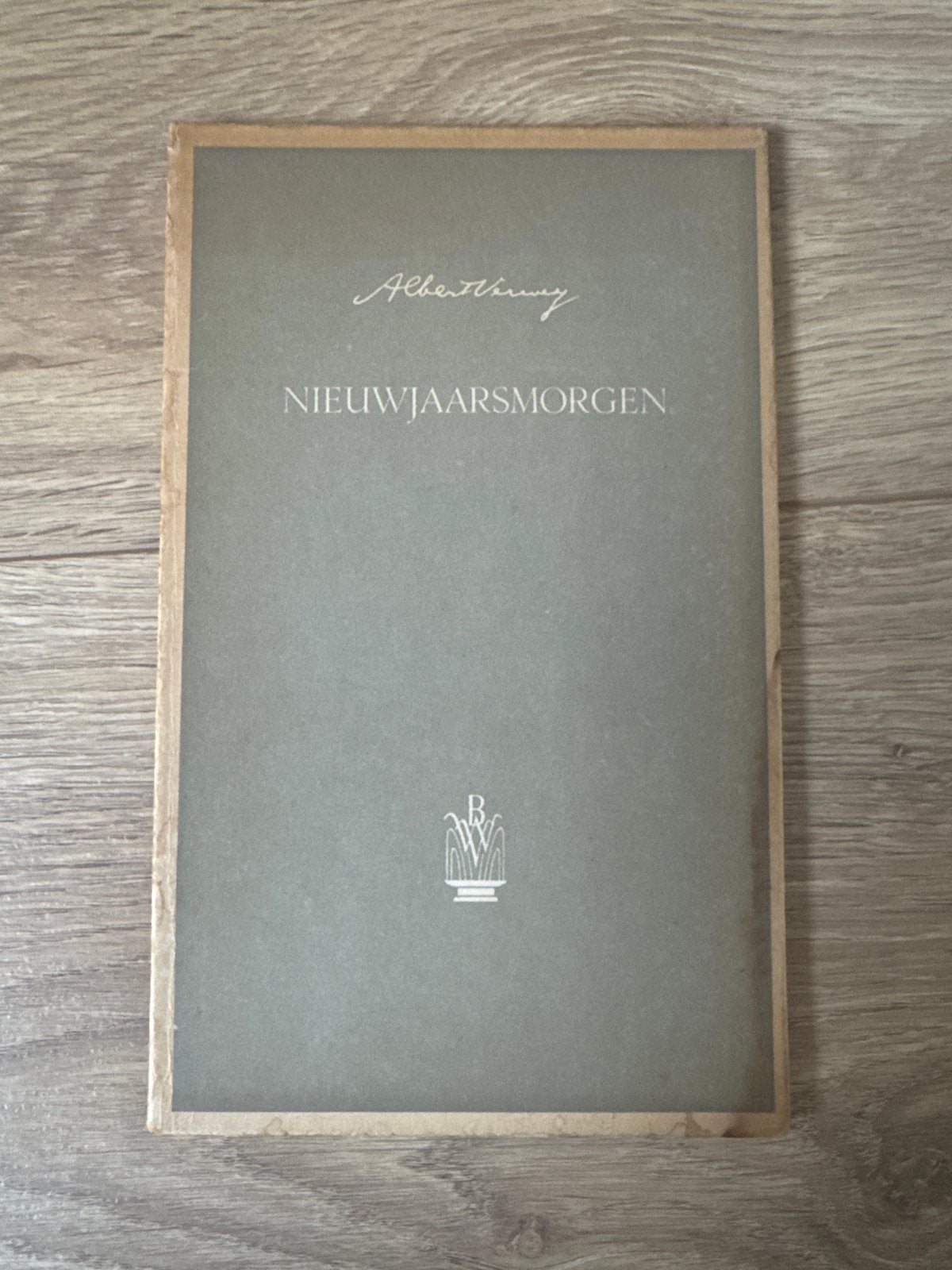 Nieuwjaarsmorgen - Albert Verwey (1926), Ophalen of Verzenden, Gelezen, Nederland