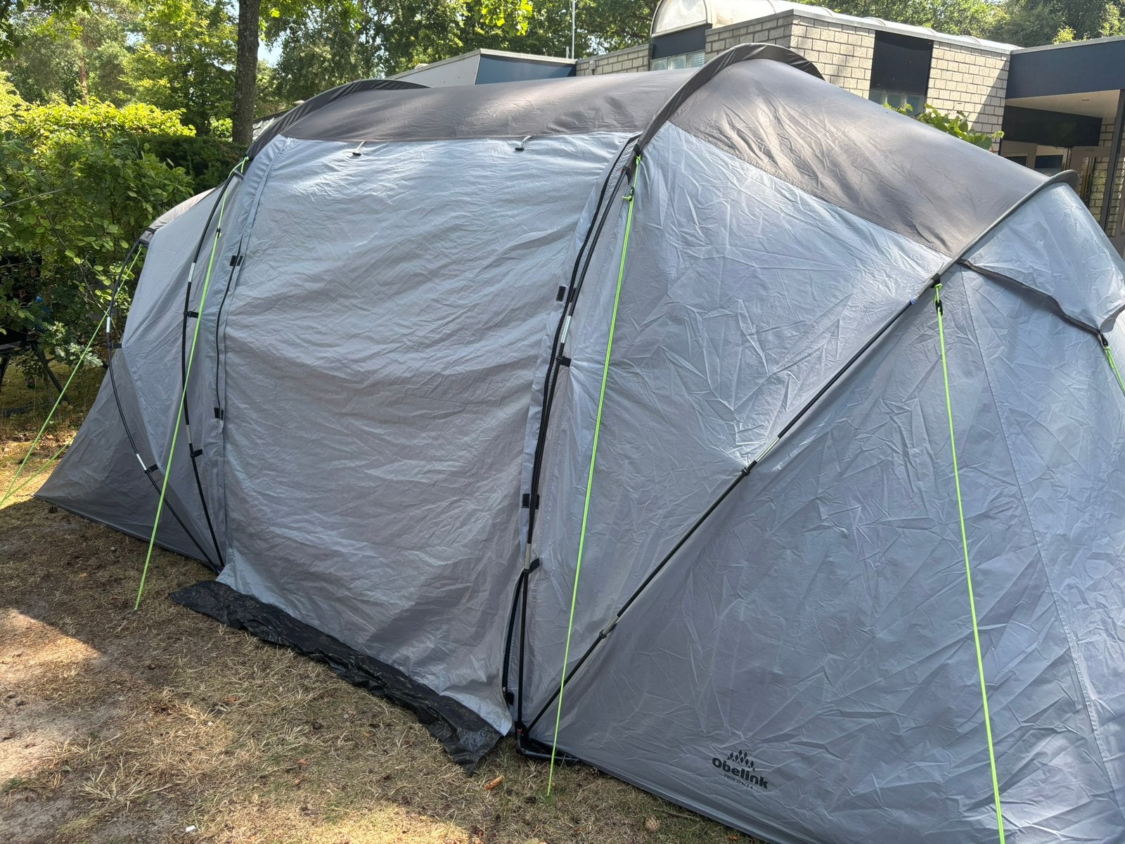 Obelink twinspace 4 Vis á Vis tunneltent, Caravans en Kamperen, Ophalen, Zo goed als nieuw, Tot en met 4
