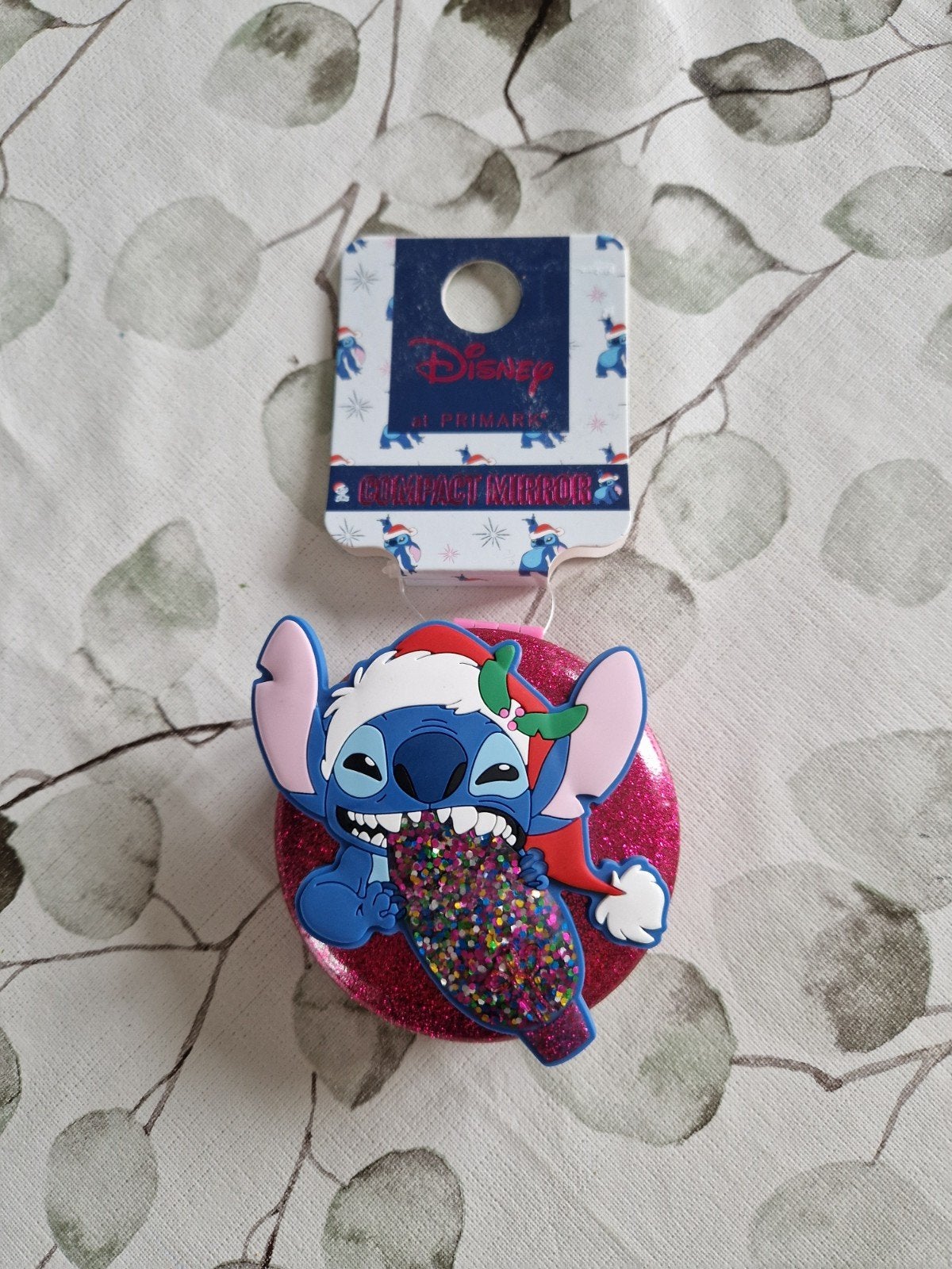 Disney Stitch Compact Spiegel - Nieuw, Gehele gezicht, Nieuw, Ophalen of Verzenden, Roze