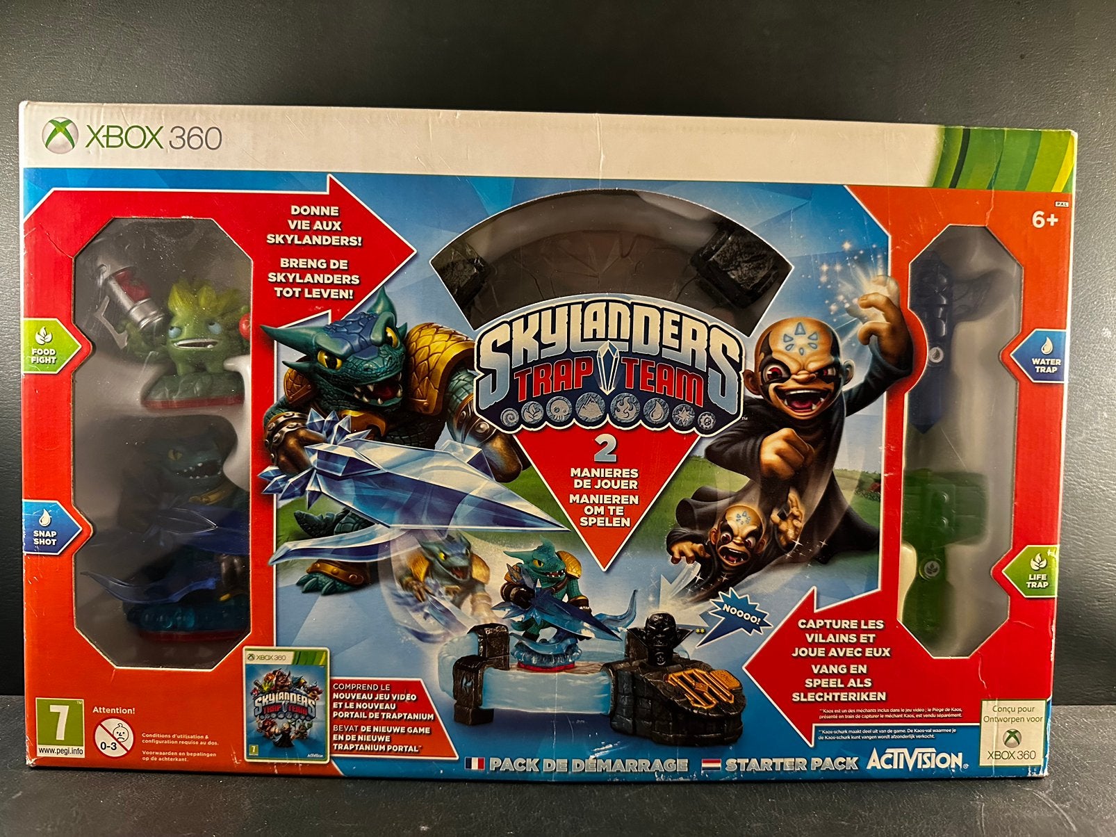 Xbox 360 skylanders trap team starter pack compleet, Avontuur en Actie, 2 spelers, Ophalen of Verzenden, Zo goed als nieuw