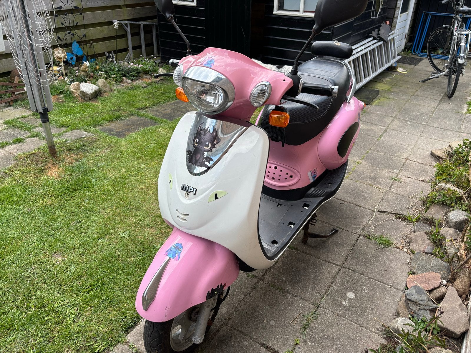 Sunny E-bike Roze elektrische scooter - accu minder goed, Ophalen, Gebruikt, Elektrisch, Overige merken