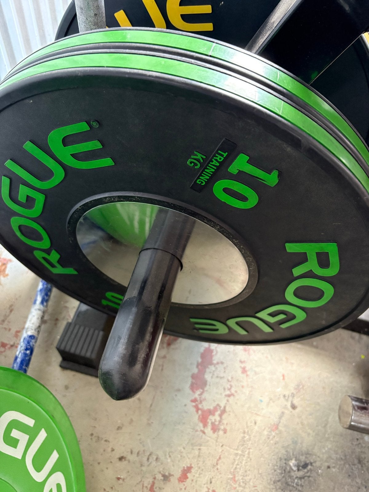 Rogue Black Training Plates - Diverse Gewichten, Sport en Fitness, Ophalen, Gebruikt, Armen, Halterschijven