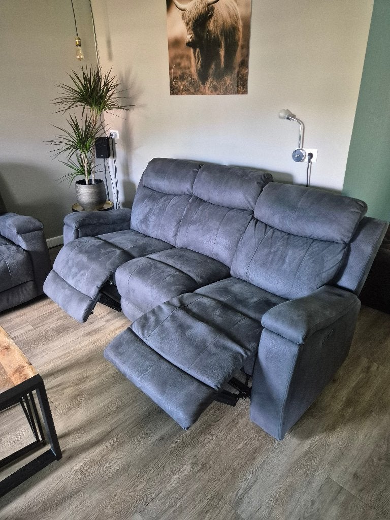 2 plus 3 zitsbank, Huis en Inrichting, Banken | Bankstellen, Ophalen, 250 tot 300 cm, Zo goed als nieuw, Stof