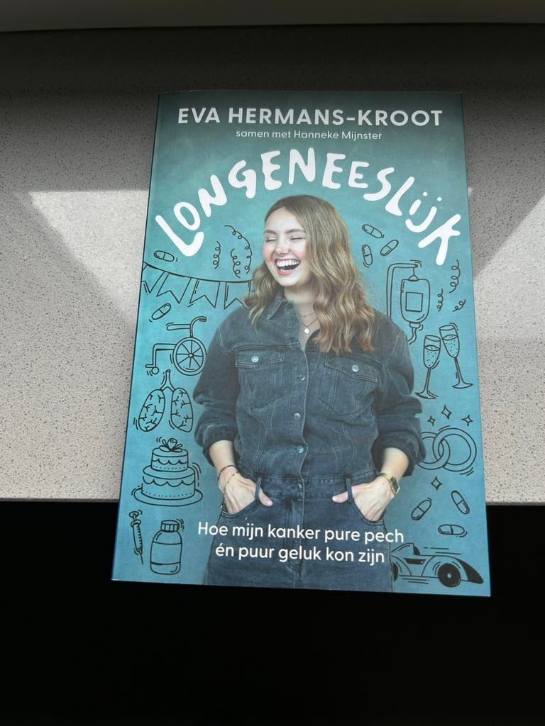 Longeneeslijk boek van Eva Hermans-Kroot, Boeken, Biografieën, Ophalen, Zo goed als nieuw, Overige