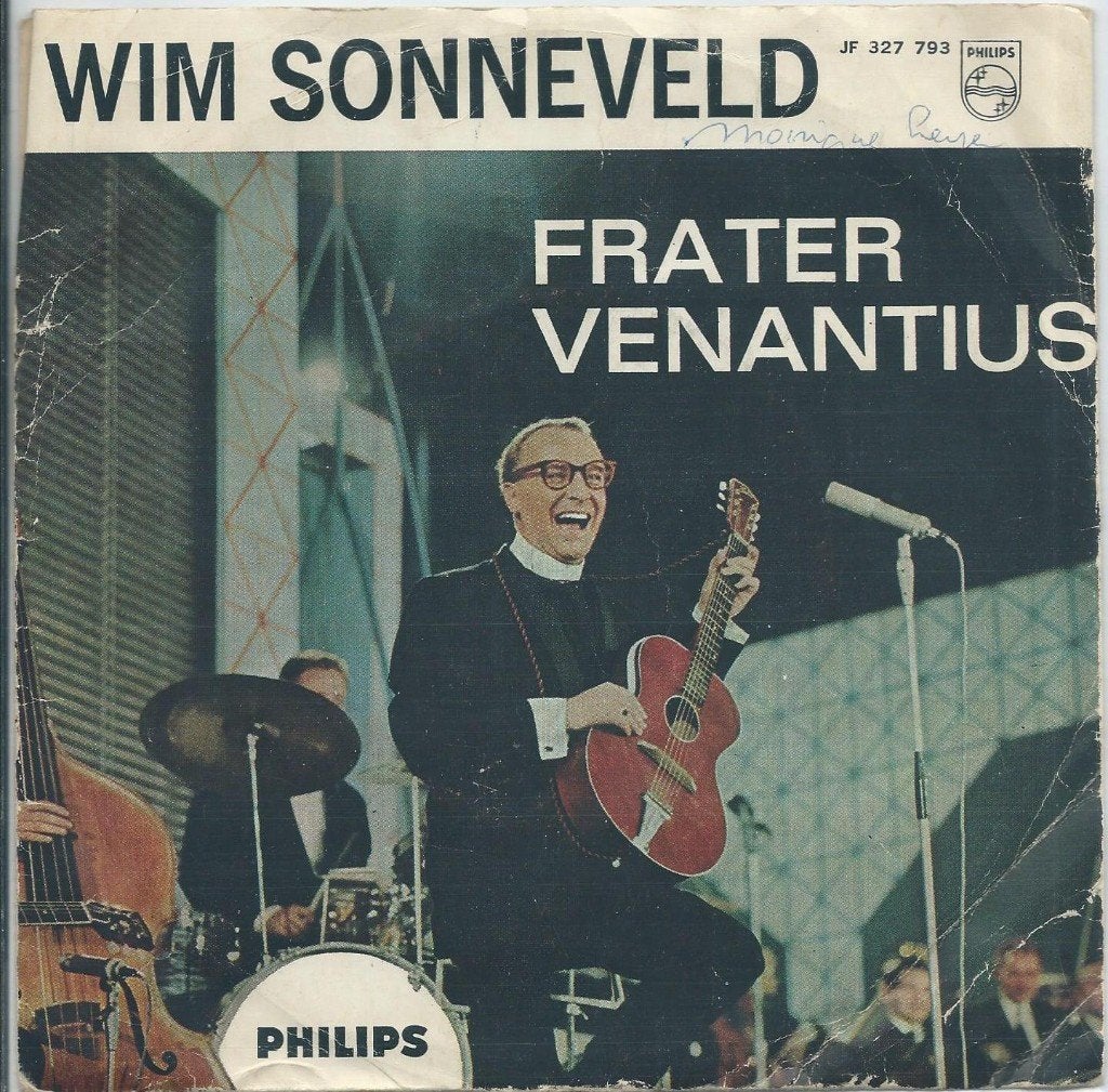 Vinyl Single Wim Sonneveld, Cd's en Dvd's, Vinyl Singles, Ophalen of Verzenden, Gebruikt, Nederlandstalig
