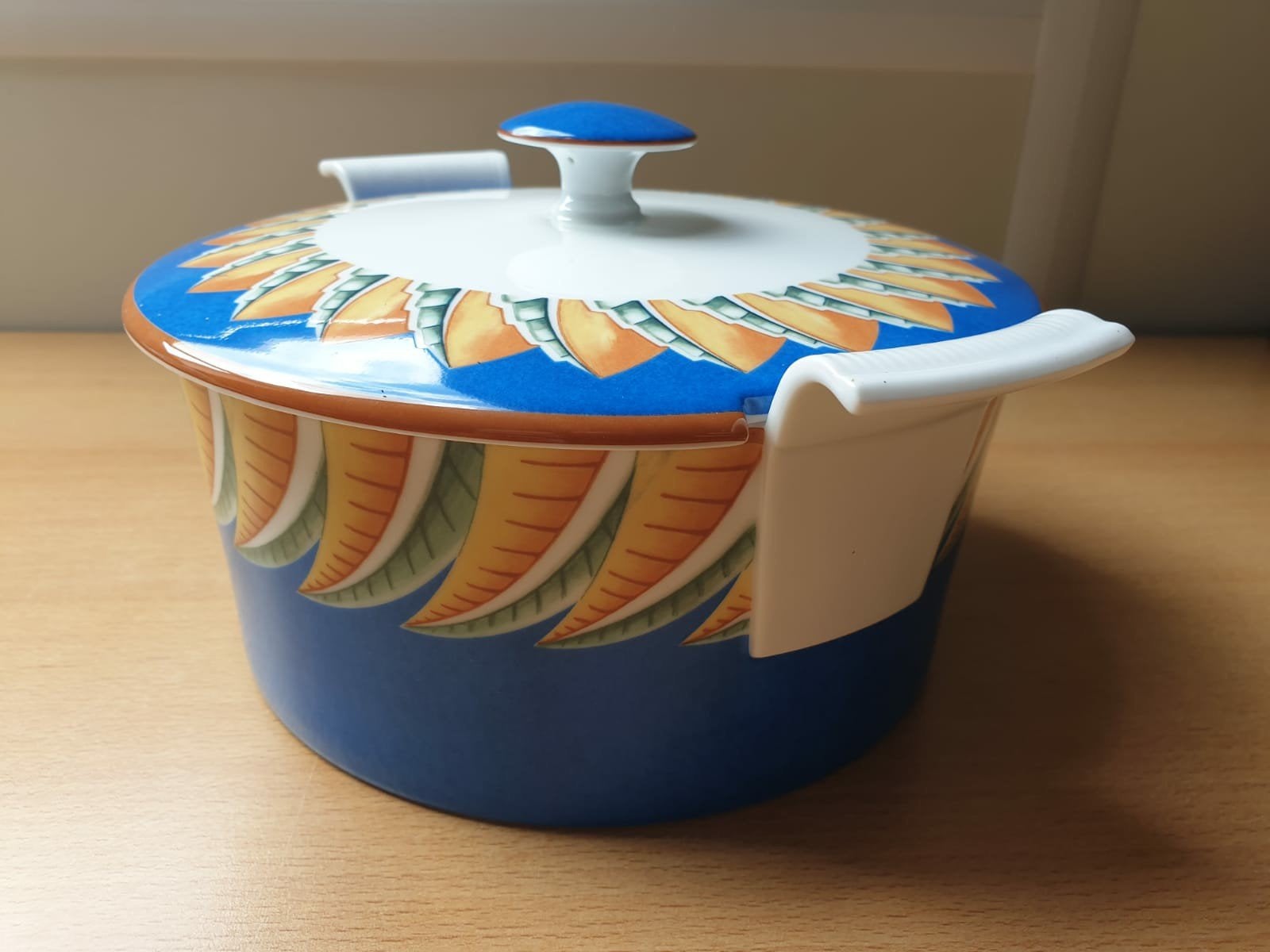 Lalique "Soleil" Porseleinen Terrine met Deksel – Limoges, Ophalen of Verzenden