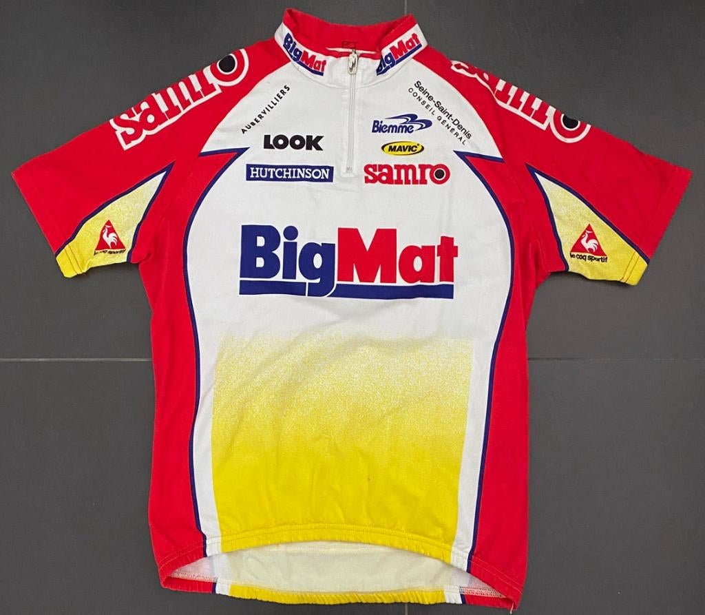 Wielershirt BIG MAT – PATRICK JONKER – 2002 + naam, Ophalen of Verzenden, Overige typen