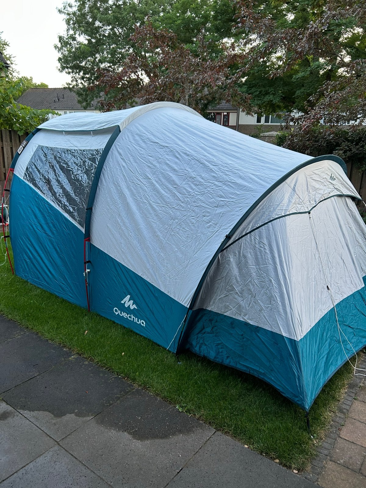 Quechua Arpenaz Family 4.1 Fresh & Black Tent, Ophalen, Gebruikt, Tot en met 4