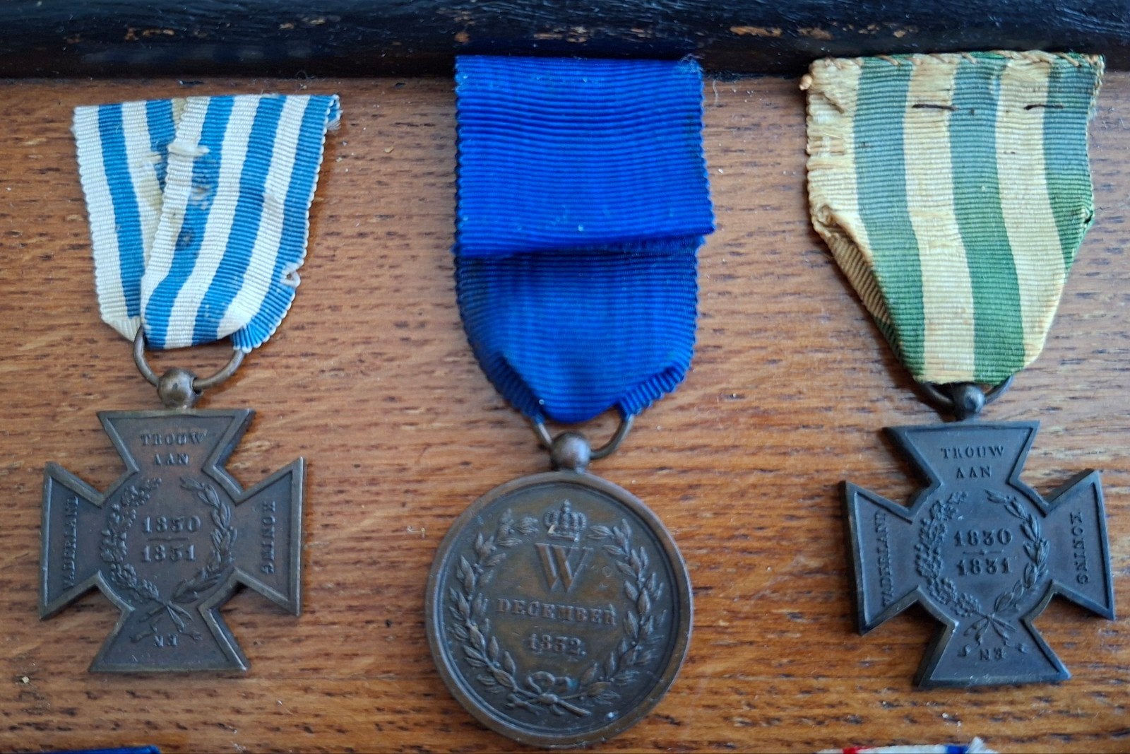 medailles 10 daagse veldtocht 1830 - 1831 / medailles, Verzamelen, Militaria | Algemeen, Ophalen of Verzenden, Landmacht, Nederland