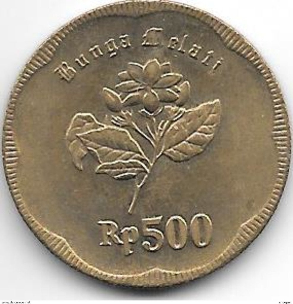indonesia 500 rupiah 1992 km 54 unc, Verzenden, Midden-Oosten, Losse munt